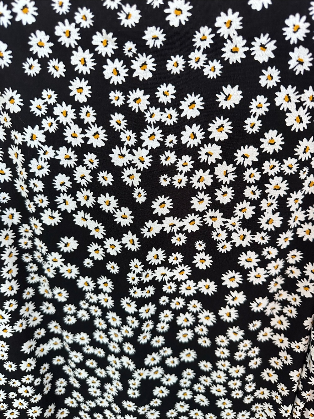 Sezane 34(2) Indira daisy print floral button short sleeve blouse softgirl retro - Picture 12 of 13